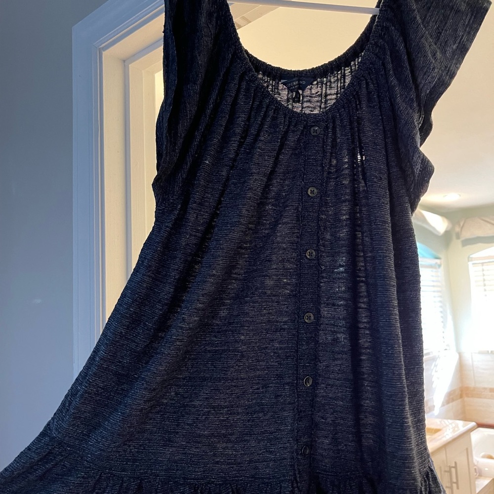 Navy Lucky Brand Blouse